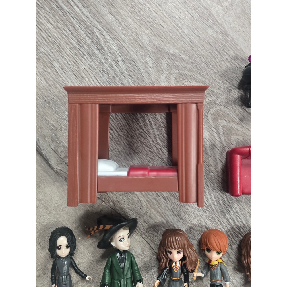 Harry Potter Wizarding World Magical Minis Figures Furniture Lot Hagrid Snape - Picture 6 of 14